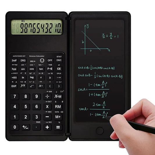 6.5 Inch Foldable LCD Writing Tablet & Scientific Calculator with Stylus