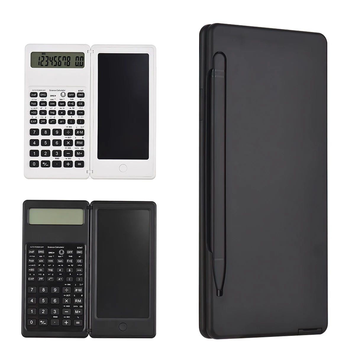 6.5 Inch Foldable LCD Writing Tablet & Scientific Calculator with Stylus