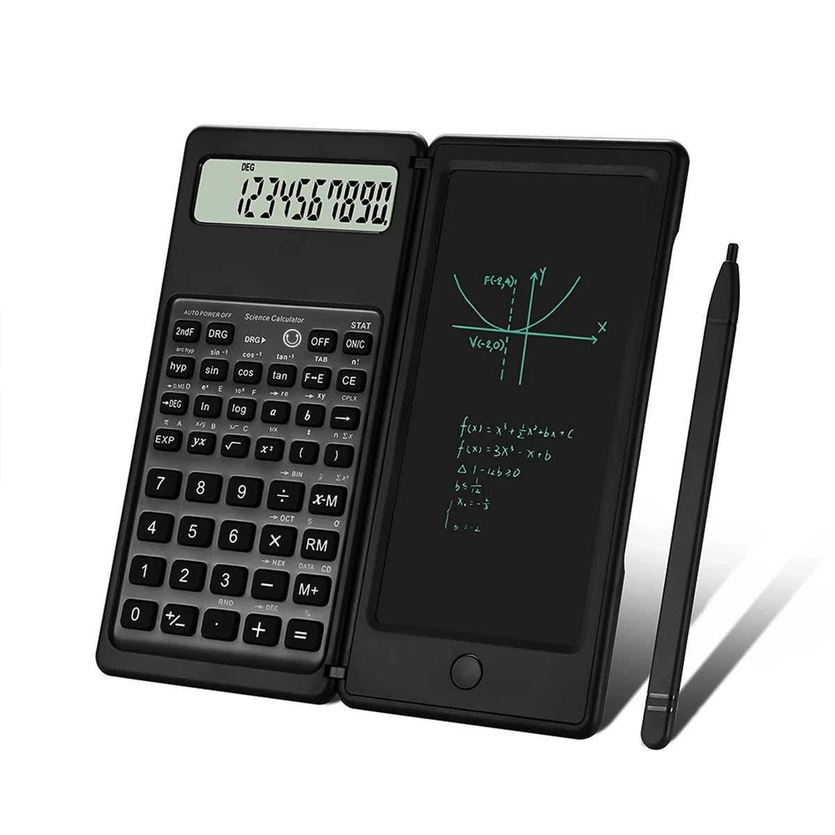 6.5 Inch Foldable LCD Writing Tablet & Scientific Calculator with Stylus